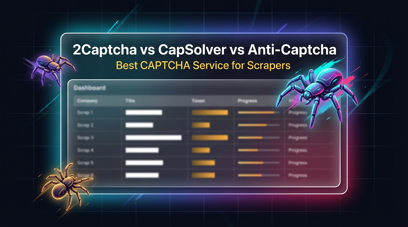 2Captcha vs CapSolver vs Anti-Captcha: Best CAPTCHA Service for Scrapers