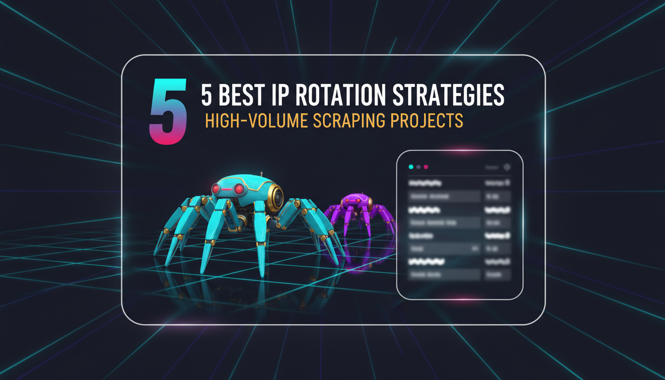 5 Best IP Rotation Strategies for High-Volume Scraping Projects