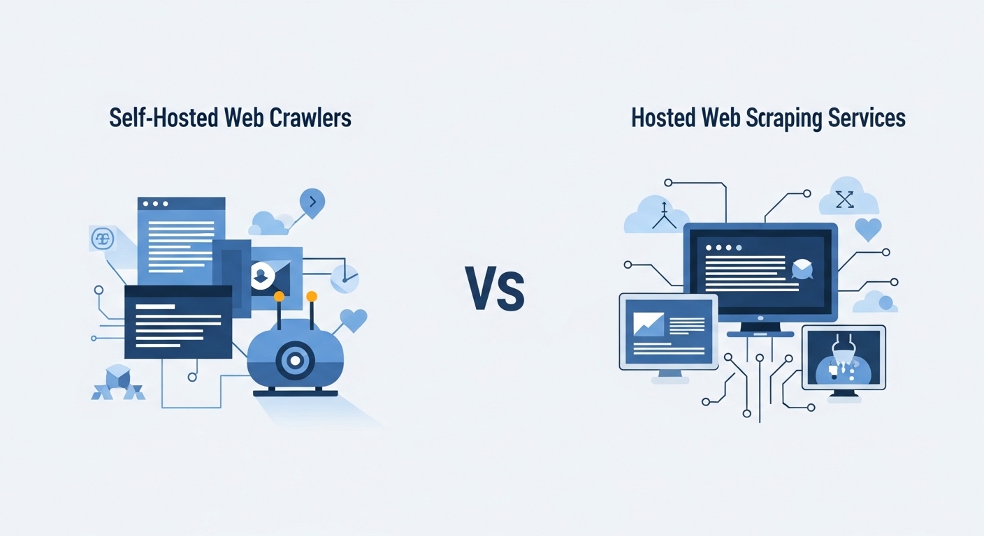 In-house Web Crawler Vs Hosted Web Scraping