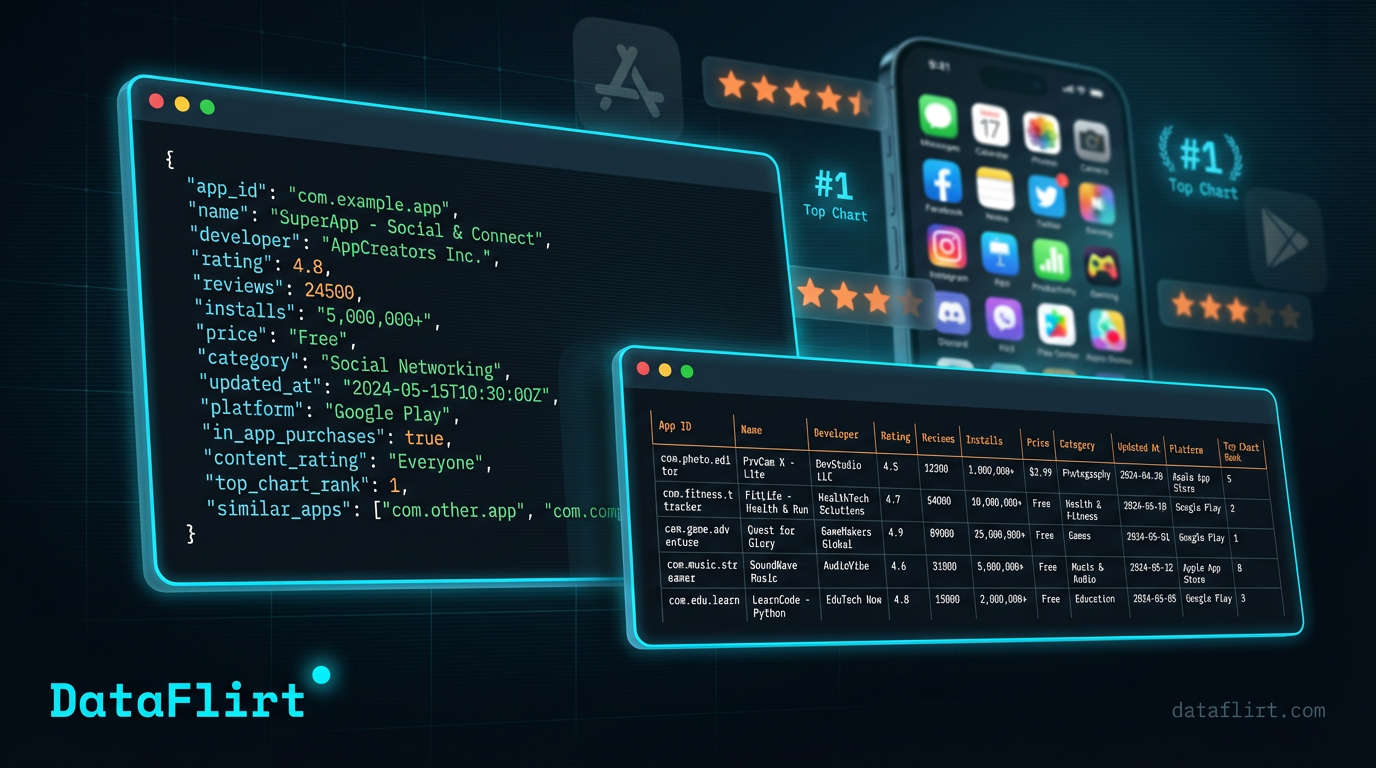 App Store Data Scraping Services | DataFlirt